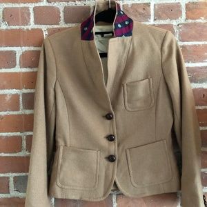 J.Crew Wool Caramel Blazer